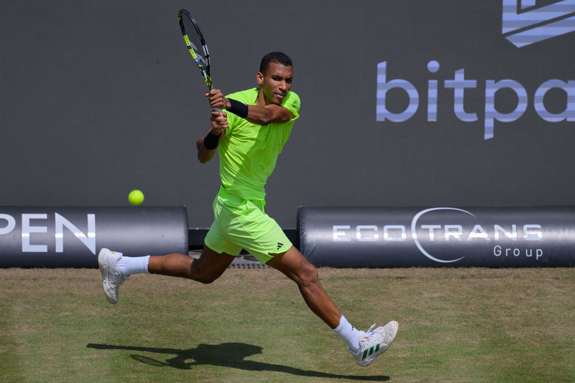 Felix Auger-Aliassime at the Boss Open 2025. (Photo: Getty)